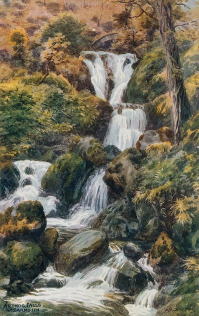 Cascate di Arthog, vicino a Barmouth da Alfred Robert Quinton