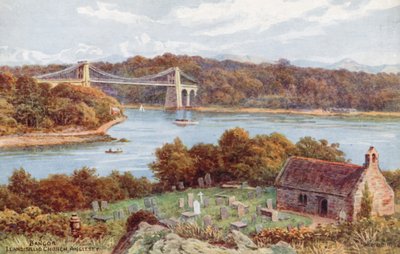 Bangor, Chiesa di Llandisillio, Anglesey da Alfred Robert Quinton