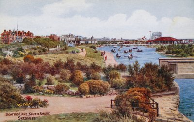 Lago per barche, South Shore, Skegness da Alfred Robert Quinton