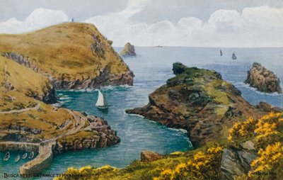 Boscastle, ingresso al porto da Alfred Robert Quinton