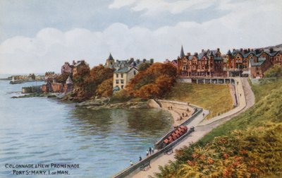 Colonnato e Nuova Passeggiata, Port St Mary Isola di Man da Alfred Robert Quinton