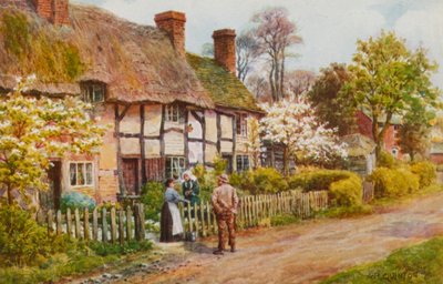 Cottage a Welford on Avon, Warwickshire da Alfred Robert Quinton