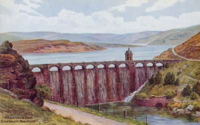 Diga di Craig Goch, Valle di Elan, Rhayader da Alfred Robert Quinton