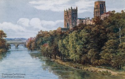 Cattedrale di Durham, dal ponte Prebends da Alfred Robert Quinton