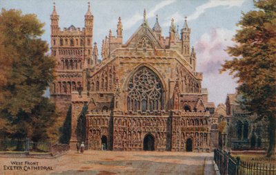 Cattedrale di Exeter. Facciata ovest da Alfred Robert Quinton