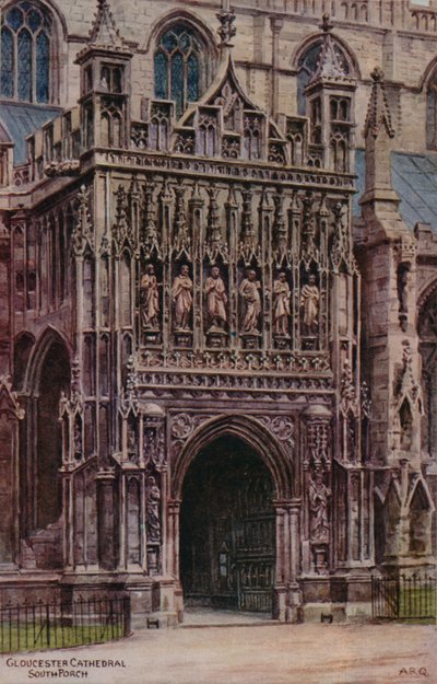 Cattedrale di Gloucester, Portico Sud da Alfred Robert Quinton