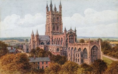 Cattedrale di Gloucester, da est da Alfred Robert Quinton