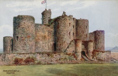 Castello di Harlech, da NE da Alfred Robert Quinton