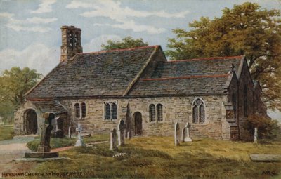 Chiesa di Heysham, vicino a Morecambe da Alfred Robert Quinton
