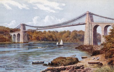 Ponte sospeso di Menai, Bangor da Alfred Robert Quinton