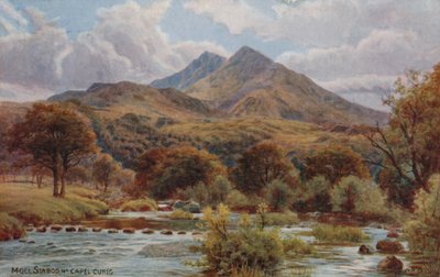 Moel Siabod vicino a Capel Curig, Snowdonia da Alfred Robert Quinton