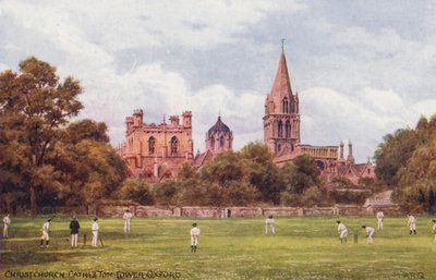 Oxford: Cattedrale di Christchurch e Tom Tower da Alfred Robert Quinton