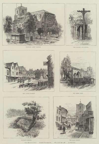 Schizzi erranti, Waltham Abbey da Alfred Robert Quinton