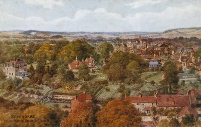 Sevenoaks dalla Torre della Chiesa Parrocchiale da Alfred Robert Quinton