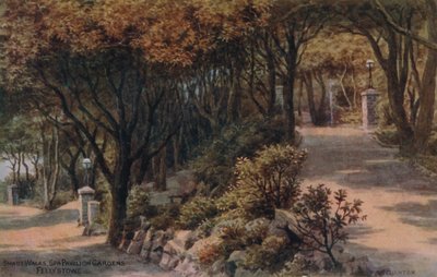 Passeggiate ombrose, Spa Pavilion Gardens, Felixstowe da Alfred Robert Quinton