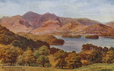 Skiddaw e Keswick da Brandelhow Park, Lake District da Alfred Robert Quinton