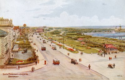 Passeggiata e giardini del sud, Southport da Alfred Robert Quinton