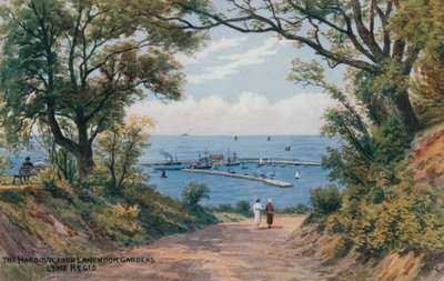 Il Porto, dai Giardini di Langmoor, Lyme Regis da Alfred Robert Quinton