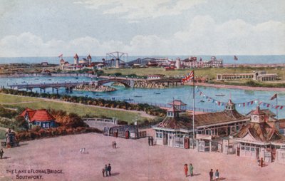 Il Lago e il Ponte Fiorito, Southport da Alfred Robert Quinton