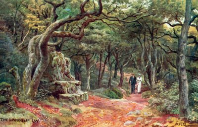 La frana, Isola di Wight da Alfred Robert Quinton