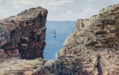 Il faro, da Beachy Head, Eastbourne da Alfred Robert Quinton