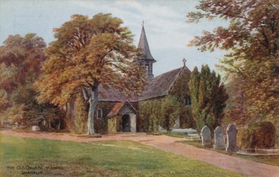 La vecchia chiesa, San Giovanni, Shanklin da Alfred Robert Quinton
