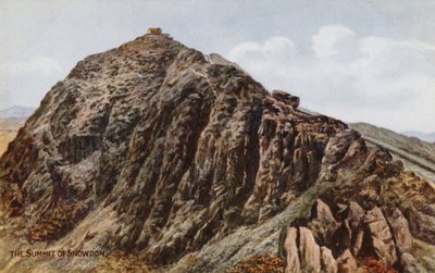 La vetta dello Snowdon da Alfred Robert Quinton