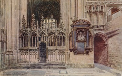 Transetto del Martirio, Cattedrale di Canterbury da Alfred Robert Quinton
