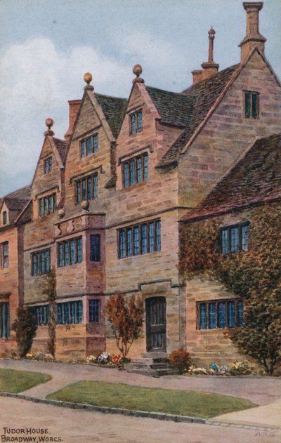Casa Tudor, Broadway, Worcs da Alfred Robert Quinton