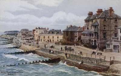 Parata occidentale dal molo, Bognor da Alfred Robert Quinton