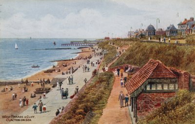 West Parade e Cliff, Clacton-on-Sea da Alfred Robert Quinton