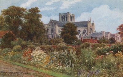 Cattedrale di Winchester dal giardino del canonico da Alfred Robert Quinton