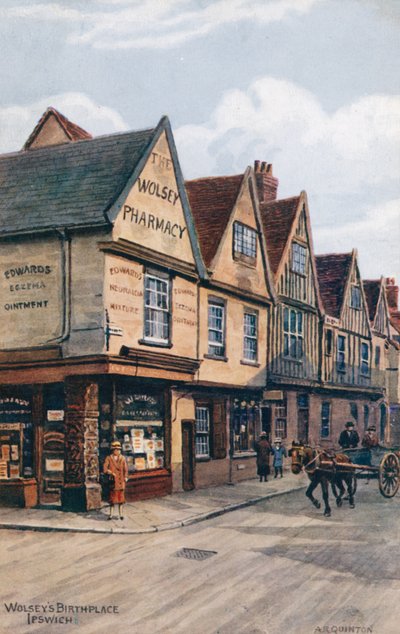 Luogo di nascita di Wolsey, Ipswich da Alfred Robert Quinton