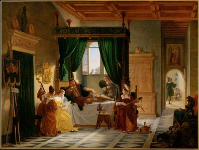 La convalescenza di Bayard - Bayard in convalescenza ... da Alfred Roll