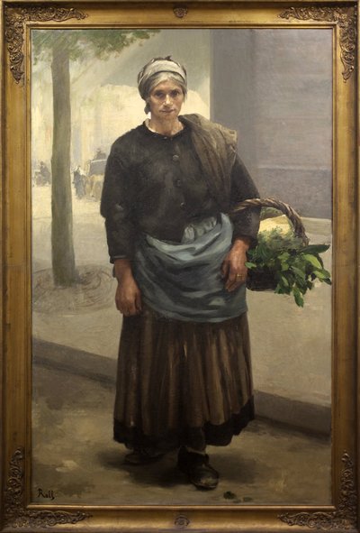Marianne Offrey, urlo verde. Dipinto di Alfred Roll, prima del 1885. Museo delle Belle Arti di Pau da Alfred Roll