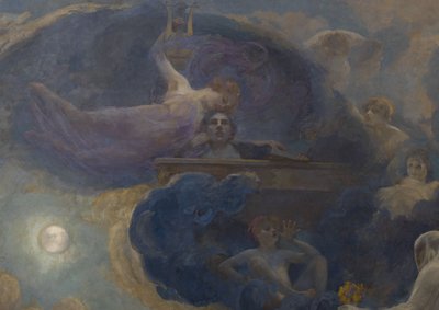 Poesia - Dramma (soffitto laterale) da Alfred Roll