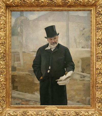 Ritratto di Adolphe Alphand (1817-1891), 1888 da Alfred Roll