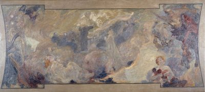Bozzetto per il Petit Palais, galleria sud: La musica fantastica, tra il 1906 e il 1917 da Alfred Roll