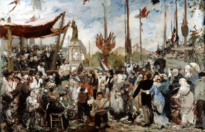 Il 14 luglio 1880, fine XIX inizio XX secolo da Alfred Roll