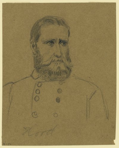 Generale confederato John Bell Hood da Alfred Rudolph Waud