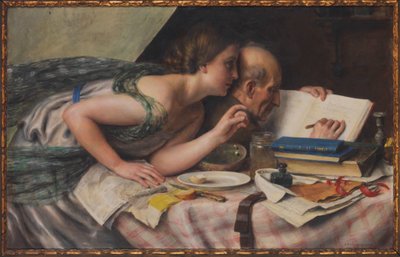Il poeta e la sua musa da Alfred Schwarzschild