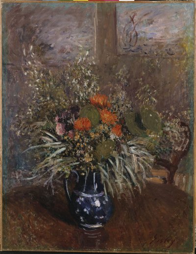 Un mazzo di fiori da Alfred Sisley