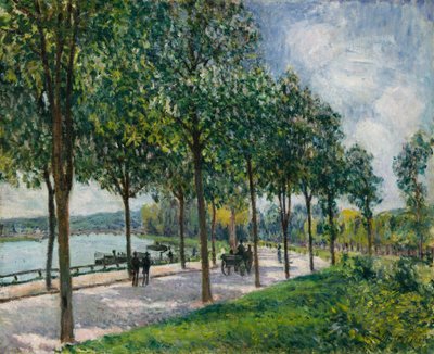 Viale di castagni, 1878 da Alfred Sisley