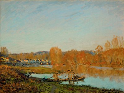 Autunno: Le rive della Senna vicino a Bougival da Alfred Sisley