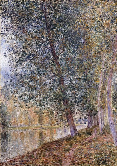 Autunno, le rive del Loing, 1880 da Alfred Sisley