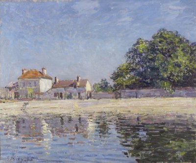 Il fiume Loing a Saint-Mammes da Alfred Sisley
