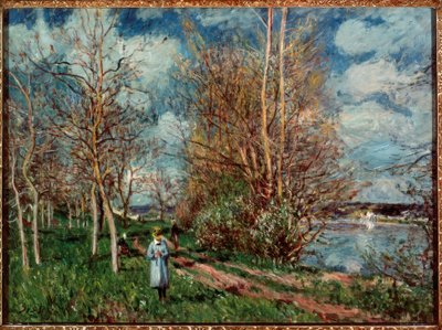 I piccoli prati in primavera da Alfred Sisley