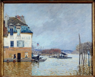 Inondazione, Port Marly da Alfred Sisley