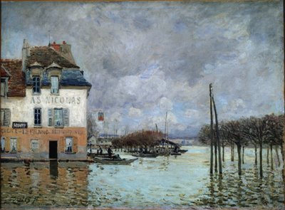 Inondazione a Port-Marly da Alfred Sisley