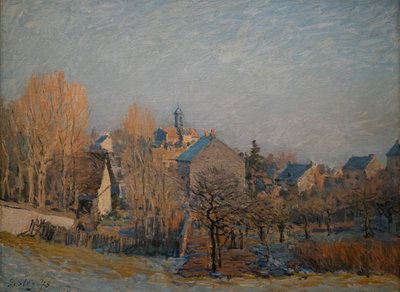 Mattina gelida a Louveciennes, 1873 da Alfred Sisley
